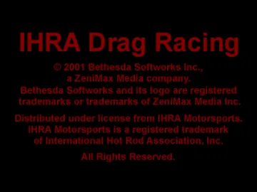 IHRA Drag Racing (US) screen shot title